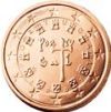 Portugália 2 cent 2008 UNC